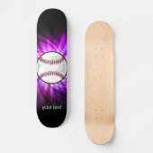 Paarse honkbal; Softball Skateboard (Voorkant)