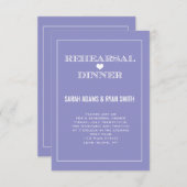 Paarse hoorzittingen kaart (Voorkant / Achterkant)