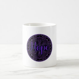 Paarse Hope Mandala Koffiemok