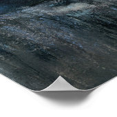 Paarse Horizon Landschap Zonsondergang Abstracte K Poster (Hoek)