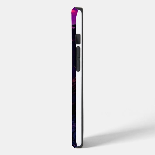 Paarse horizonten boven River Valley Case-Mate iPhone Case (Achterkant / Links)