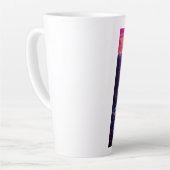 Paarse horizonten boven River Valley Latte Mok (Linkerhoek)