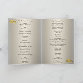 Paarse Hortensia en Kant Programma Kaart (Binnen)