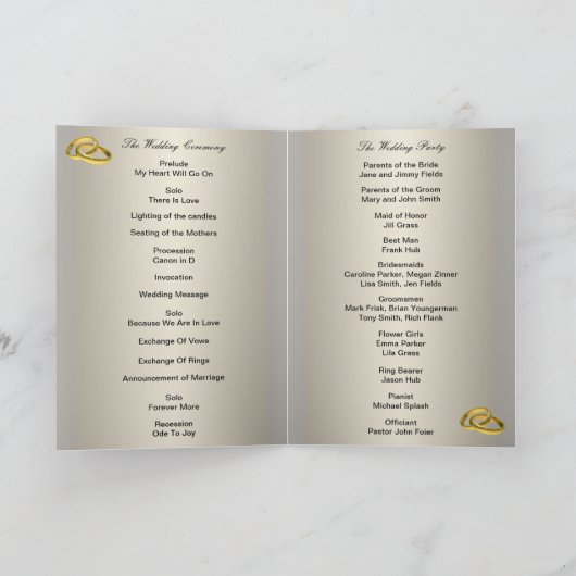 Paarse Hortensia en Kant Programma Kaart (Binnen)