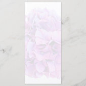 Paarse hortensia huwelijksmenu hortensia4 menu (Achterkant)