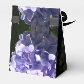 Paarse hortensia paarse bloem paarse bloem bedankdoosjes (Achterkant)