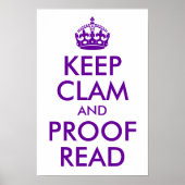 Paarse houdbaarheidstest en bewijs lezen poster (Voorkant)