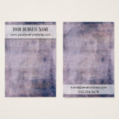 Paarse Houder van de Vertoning van Hout Grain Kaar Visitekaartje (Voorkant /achterkant)