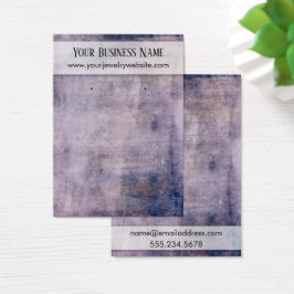 Paarse Houder van de Vertoning van Hout Grain Kaar Visitekaartje