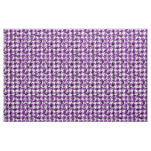 paarse houndstooth Halloween zwarte vleermuizen Stof (Fat Quarter)