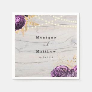 Paarse houtskoord van het huwelijk van Napki Servet