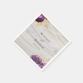 Paarse houtskoord van het huwelijk van Napki Servet (Hoek)