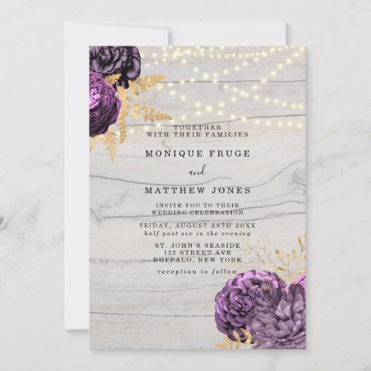 Paarse houtskoord van het luciferhout kaart (Voorkant)