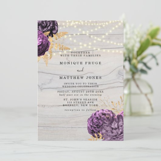 Paarse houtskoord van het luciferhout kaart (Staand voorkant)