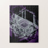 Paarse Hue Puzzle Legpuzzel (Verticaal)