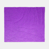 Paarse huidtextuur fleece deken (Voorkant (Horizontaal))