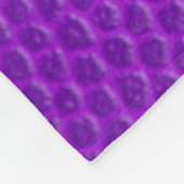 Paarse huidtextuur fleece deken (Hoek)