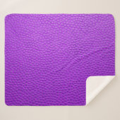 Paarse huidtextuur sherpa deken (Voorkant (horizontaal))