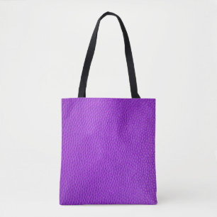 Paarse huidtextuur tote bag