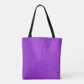 Paarse huidtextuur tote bag (Achterkant)