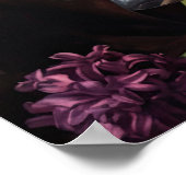 Paarse Hyacint Flowers Art Print Poster (Hoek)