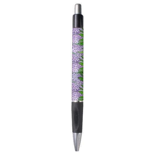 Paarse Hyacinten in een Pot Pen (Voorkant Verticaal)