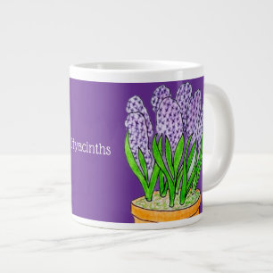 Paarse Hyacinten in Planter Royal Paarse Grote Koffiekop