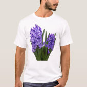 Paarse Hyacinth Duo T-shirt (Voorkant)