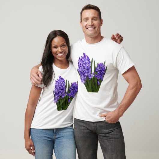 Paarse Hyacinth Duo T-shirt (Unisex)