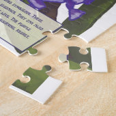 Paarse hyacinth Puzzle Legpuzzel (Zijkant)