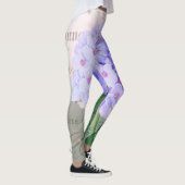 Paarse Hyddreanga Kaart Leggings (Rechts)