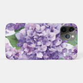 Paarse Hydrangea Aquarel Bloemige Lavendel Bloei Case-Mate iPhone Case (Achterkant (horizontaal))