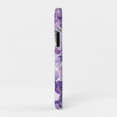 Paarse Hydrangea Aquarel Bloemige Lavendel Bloei Case-Mate iPhone Case (Achterkant/rechts)
