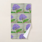 Paarse Hydrangea Bad Handdoek (Handdoek)