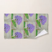 Paarse Hydrangea Bad Handdoek (Handdoek)