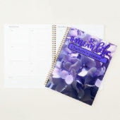 Paarse Hydrangea beste moeder ooit Planner (Display)