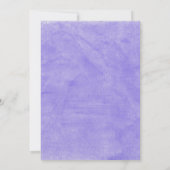 Paarse hydrangea Bewaar de aankondiging van de dat (Achterkant)