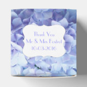 Paarse Hydrangea Bloesem Bedankdoosjes (Bovenkant)