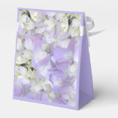 Paarse Hydrangea Bruidsmeisjes Bedank Doos Bedankdoosjes (Achterkant)