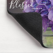 Paarse Hydrangea Christelijke Moederdag Verse Muismat (Hoek)