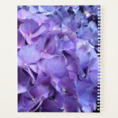 Paarse Hydrangea Floral Planner (Achterkant)