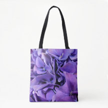 Paarse Hydrangea Klassieke Canvas tas