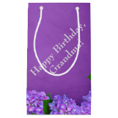 Paarse Hydrangea Klein Cadeauzakje (Voorkant)