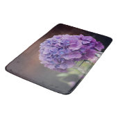 Paarse hydrangea op foto van Mason Jar Badmat (Gekanteld)