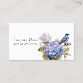 Paarse Hydrangea Opvallen met Charm Visitekaartje