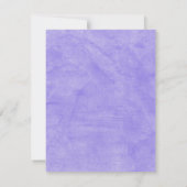 Paarse hydrangea RSVP-responskaarten RSVP Kaartje (Achterkant)