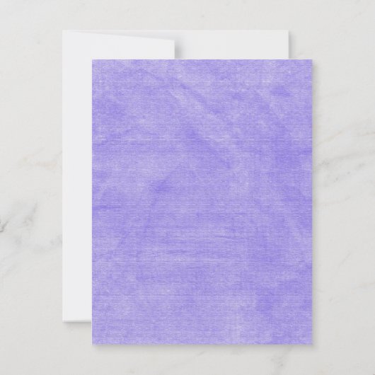 Paarse hydrangea RSVP-responskaarten RSVP Kaartje (Achterkant)