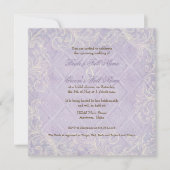 Paarse hydrangea Swirl - Bridal Shower Invitation Kaart (Voorkant)