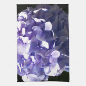 Paarse Hydrangea Theedoek (Verticaal)