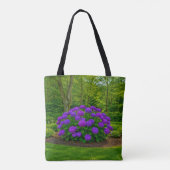 Paarse Hydrangea's Boodschaptas Tote Bag (Achterkant)
